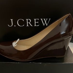 J.Crew Martina Patent Wedges.  Like NEW, only worn a few times.